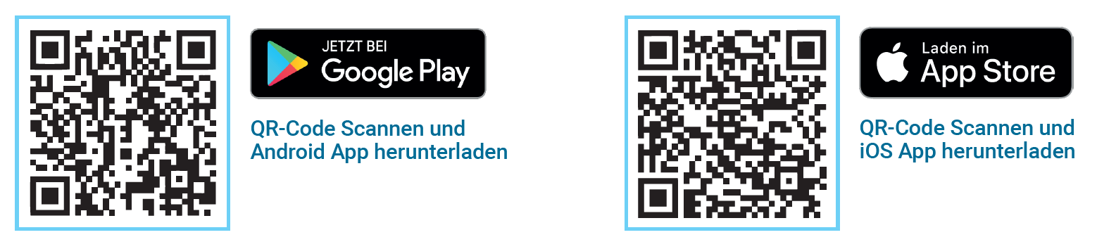 QR-Codes Download wasserkarte.info App